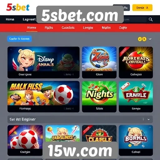 Nova plataforma de jogos 5sbet.com atrai jogadores